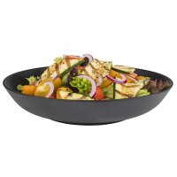 APS Assiette creuse, diamètre: 225 mm, noir