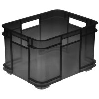 keeeper Caisse de rangement Euro-Box L bruno, gris