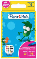 Paper:Mate Crayons de cire Kids Colouring, blister de 16