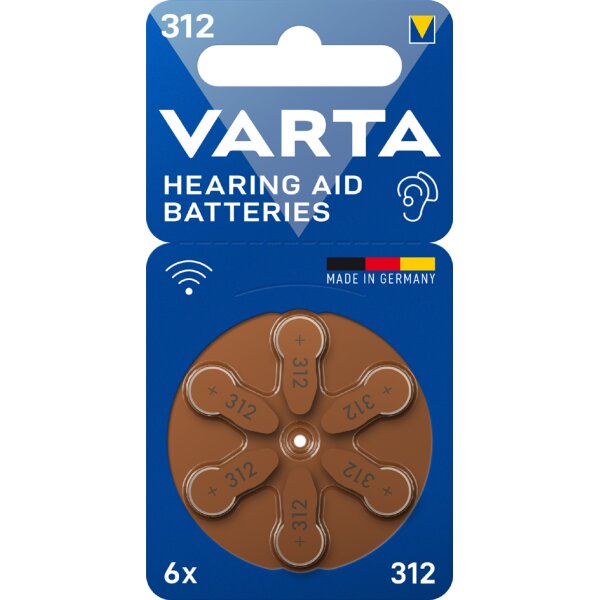 VARTA Pile bouton pour appareil auditif Hearing Aid