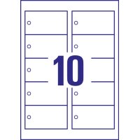 AVERY Zweckform Etiquette américaine, carton, 185 g/m2