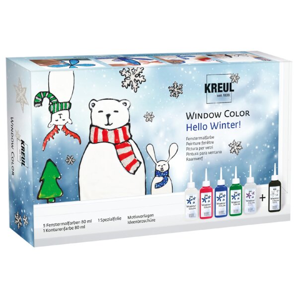 KREUL Window Color Hello Winter, kit