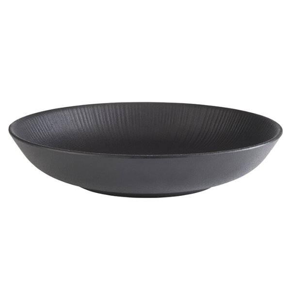 APS Speiseteller NERO tief, Durchmesser: 300 mm, schwarz