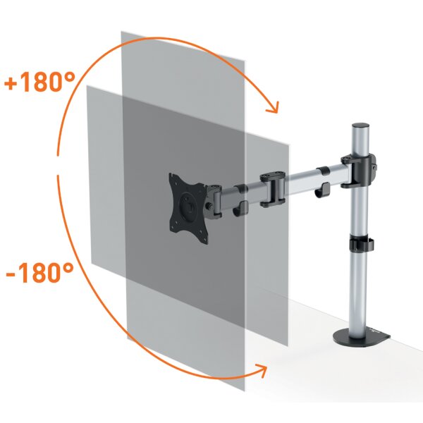 DURABLE Support SELECT pour 1 écran, pince