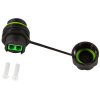 LogiLink Coupleur fibre optique avec bouchon de protection/