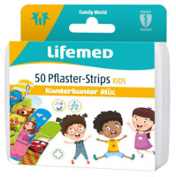 Lifemed Kinder-Pflaster-Strips "Mix", 50er Box