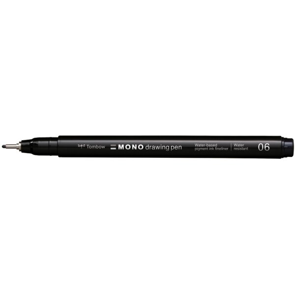 Tombow Feutre fin MONO drawing pen, largeur de tracé 01