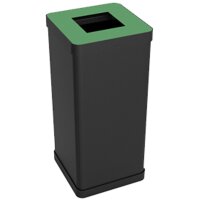 ALBA Wertstoffsammelbox für Restmüll, schwarz...