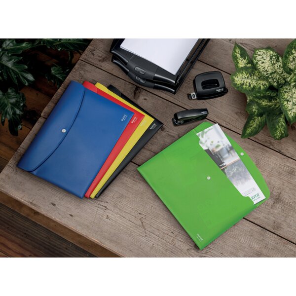 LEITZ Pochette à documents Recycle, A4, PP, rouge