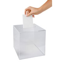 EXACOMPTA Urne, en acrylique, transparent