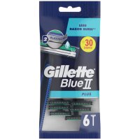 Gillette Rasoir jetable Blue II Plus, pack de 7