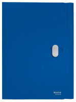 LEITZ Chemise à rabat Recycle, A4, PP, bleu