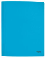 LEITZ Chemise à lamelle Recycle, A4, carton, bleu