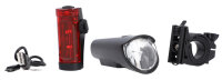 FISCHER Fahrrad-LED-Beleuchtungs-Set, 45 Lux