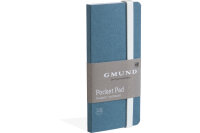 GMUND Pocket Pad 6.7x13.8cm 38060 denim,blanko 100 pages