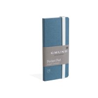 GMUND Pocket Pad 6.7x13.8cm 38060 denim,blanko 100 pages