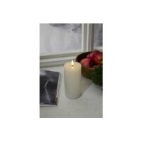 STAR TRADING LED Kerze Flamme Flow 17.5cm 12.061-42 1 weiss