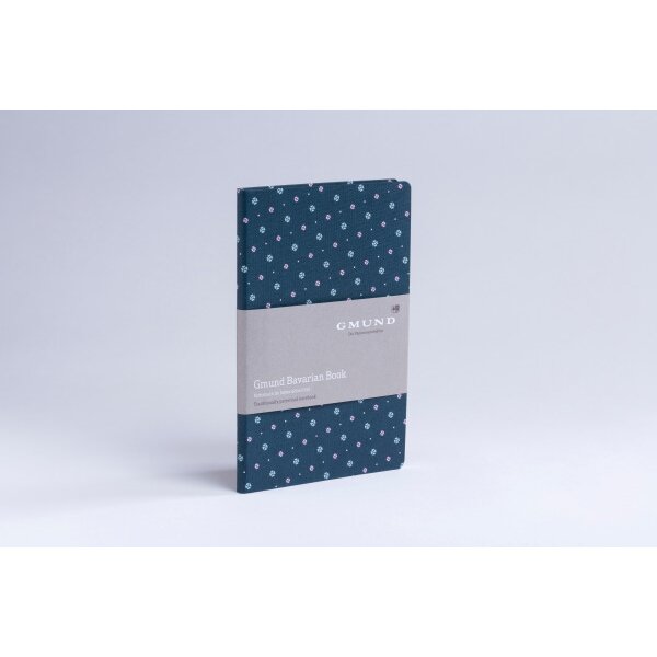 GMUND Bavarian Book 13.5x20cm 39425 vert bleu, dotted 112 pages