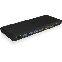 ICY BOX USB-C Triple DockingStation IB-DK2416-C 4K, 2xHDMI & 1xDP, 4x USB, PD