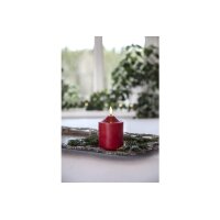 STAR TRADING LED Kerze Flamme 12cm 12.061-61 rot