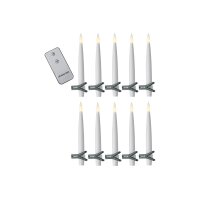 STAR TRADING LED Kerzen Paulina 15.5cm 12.064-65 weiss,...