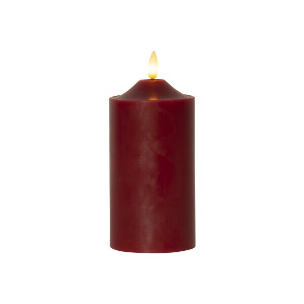 STAR TRADING LED Kerze Flamme 17cm 12.061-62 rot