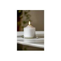 STAR TRADING LED Kerze Flamme 9.5cm 12.064-06 weiss