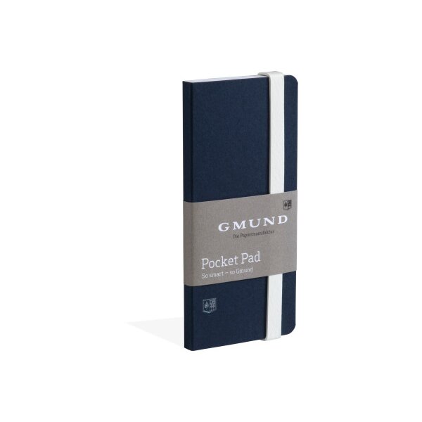 GMUND Pocket Pad 6.7x13.8cm 38787 midnight, blanko 100 pages