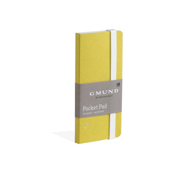 GMUND Pocket Pad 6.7x13.8cm 38763 lime, blanko 100 pages