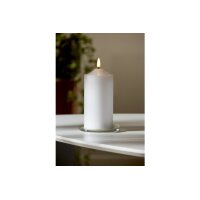 STAR TRADING LED Kerze Flamme 17cm 12.064-09 weiss