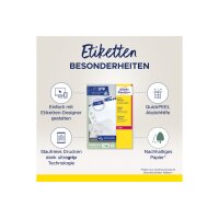 AVERY ZWECKFORM Adressetiketten 99,1x38,1mm L7163-40...