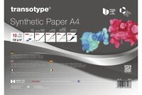 TRANSOTYPE Synthetic Paper A4 25410 158g, blanc 10 feuilles