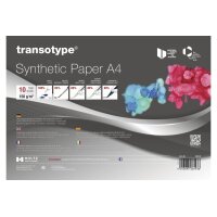 TRANSOTYPE Synthetic Papier A4 25410 158g, weiss 10 Blatt