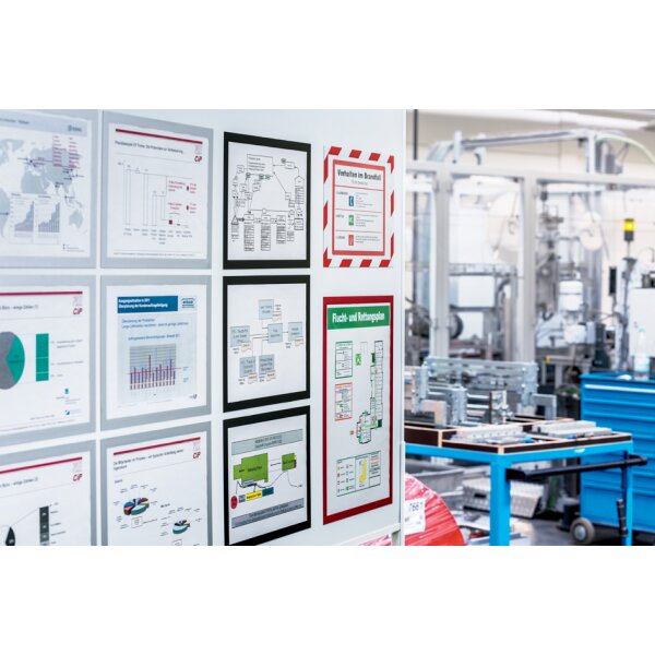 DURABLE Cadre daffichage magnétique, DURAFRAME MAGNETIC, A4