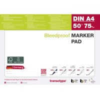 transotype Markerblock DIN A4, 75 g qm, 50 Blatt