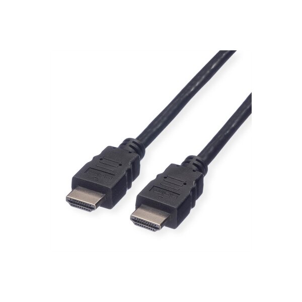 VALUE HDMI High Speed Kabel 11.99.5558 Black, ST/ST, 1080p, 3D 10m