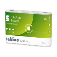 SATINO Haushaltsrollen Satino Comfort 177110 3-lagig, 4...