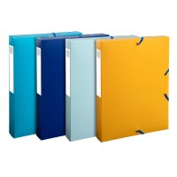 EXACOMPTA Sammelbox mit Gummizug A4 59140E sortiert PP