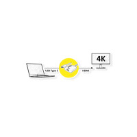 VALUE USB-C 3.1 - HDMI Adapter 12.99.3210 White, ST BU, 2160p, 10cm