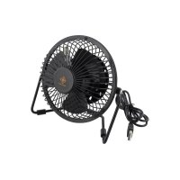 DELTACO USB LED Table Fan watch GAM-054 Black