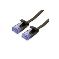 VALUE Patchkabel flach, CAT.6a UTP 21.99.0825 Black,...