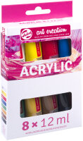 ROYAL TALENS Acrylfarbe Art Creation, 12 ml, 8er Set