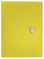 LEITZ Chemise à rabat Recycle, A4, PP, jaune