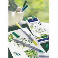 FABER-CASTELL Aquarellmarker GOLDFABER, 6er Etui Jungle