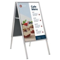 EUROPEL Panneau trottoir CLASSIC, B1, argent