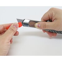 NT Cutter SL-700GP, Aluminium-Gehäuse, 18 mm, anthrazit