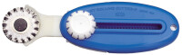 NT Cutter WA-2P, boîtier plastique, pour coupe ondulée, bleu