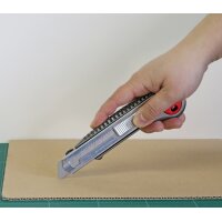 NT Cutter L-2000RP, Aluminium-Gehäuse, 18 mm, anthrazit