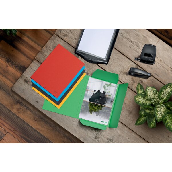 LEITZ Jurismappe Recycle, DIN A4, Karton 430 g qm, grün