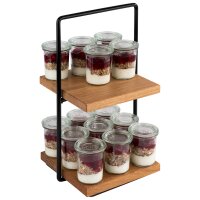 APS Etagère PERFECTO SMALL, 2-stufig, eiche,...